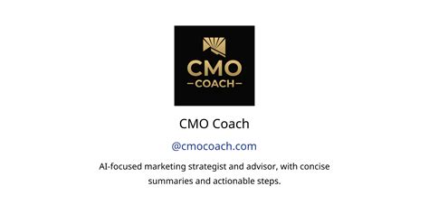 cmo coach